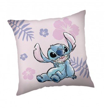 Disney Lilo és Stitch, A csillagkutya Pink párna, díszpárna 40x40cm Disney Lilo és Stitch, A csillagkutya Pink párna, díszpárna 40x40cm