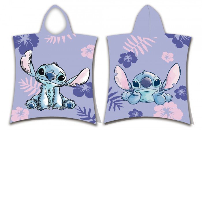 Disney Lilo és Stitch, A csillagkutya strand törölköző poncsó 50x115 cm