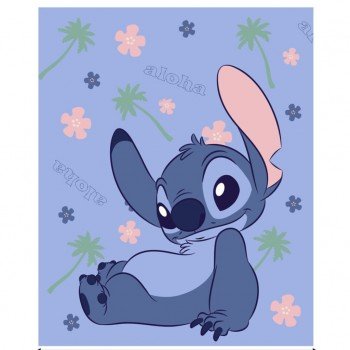 Disney Lilo és Stitch, A csillagkutya Siesta flanel takaró 130x160cm Disney Lilo és Stitch, A csillagkutya Siesta flanel takaró 130x160cm