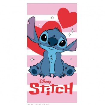 Disney Lilo és Stitch, A csillagkutya Sparkling Heart fürdőlepedő, strand törölköző 70x140cm Disney Lilo és Stitch, A csillagkutya Sparkling Heart fürdőlepedő, strand törölköző 70x140cm