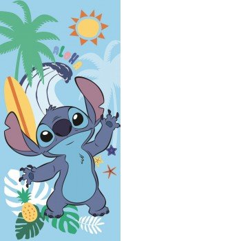 Disney Lilo és Stitch Summer, A csillagkutya fürdőlepedő, strand törölköző 70x140cm Disney Lilo és Stitch Summer, A csillagkutya fürdőlepedő, strand törölköző 70x140cm
