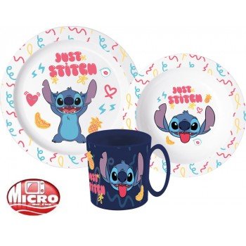 Disney Lilo és Stitch Palms étkészlet, micro műanyag szett Disney Lilo és Stitch Palms étkészlet, micro műanyag szett