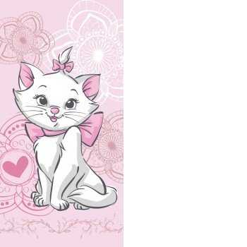 Disney Marie cica Aristocat fürdőlepedő, strand törölköző  70x140cm Disney Marie cica Aristocat fürdőlepedő, strand törölköző  70x140cm