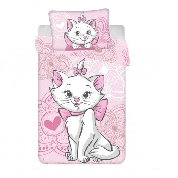 Disney Marie cica Aristocat gyerek ágyneműhuzat 100×135 cm, 40×60 cm Disney Marie cica Aristocat gyerek ágyneműhuzat 100×135 cm, 40×60 cm