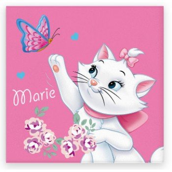 Disney Marie cica Butterfly kéztörlő, arctörlő, törölköző 30x30cm Disney Marie cica Butterfly kéztörlő, arctörlő, törölköző 30x30cm
