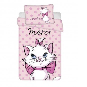 Disney Marie Merci gyerek ágyneműhuzat 100×135 cm, 40×60 cm