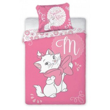Disney Marie Cica gyerek ágyneműhuzat 100×135cm, 40×60 cm Disney Marie Cica gyerek ágyneműhuzat 100×135cm, 40×60 cm