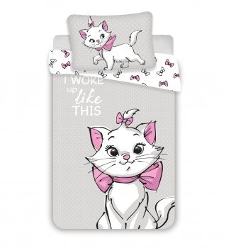Disney Marie cica Grey gyerek ágyneműhuzat 100×135 cm, 40×60 cm Disney Marie cica Grey gyerek ágyneműhuzat 100×135 cm, 40×60 cm