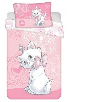 Disney Marie Cica Pink gyerek ágyneműhuzat 100×135cm, 40×60 cm