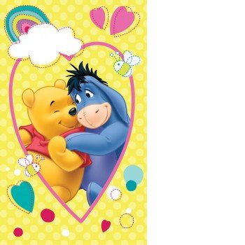 Disney Micimackó Smile kéztörlő, arctörlő, törölköző 30x50cm Disney Micimackó Smile kéztörlő, arctörlő, törölköző 30x50cm