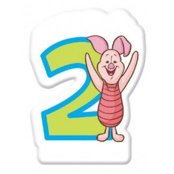 Disney Micimackó tortagyertya, számgyertya