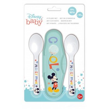 Disney Mickey baba utazó evőeszköz készlet Disney Mickey baba utazó evőeszköz készlet