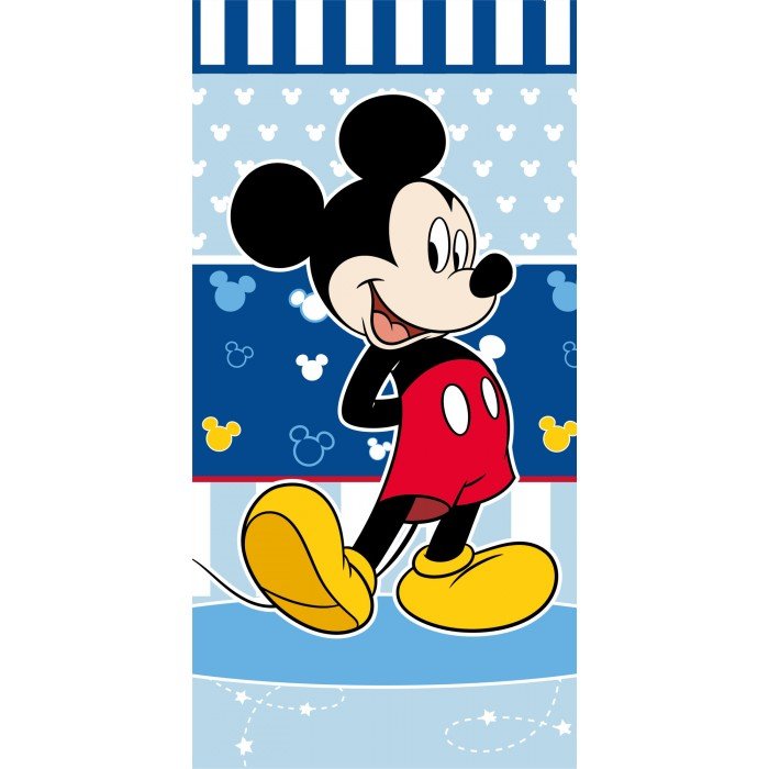 Disney Mickey Blue fürdőlepedő, strand törölköző 70x140cm