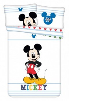 Disney Mickey Colors gyerek ágyneműhuzat 100×135cm, 40×60 cm