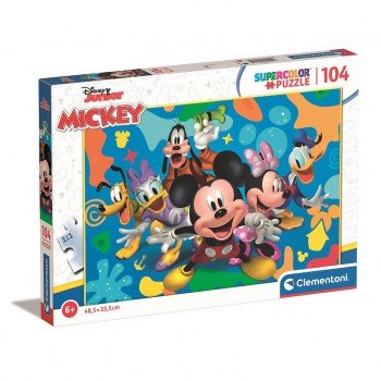 Disney Mickey Colorsplash 104 db-os puzzle Clementoni Disney Mickey Colorsplash 104 db-os puzzle Clementoni