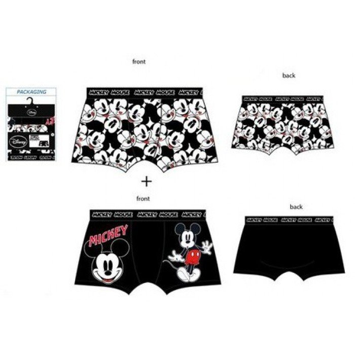 Disney Mickey férfi boxeralsó 2 darab/csomag XL