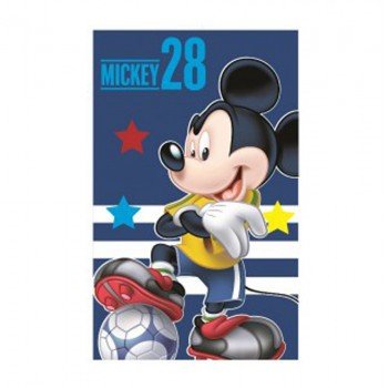 Disney Mickey Football Blue kéztörlő arctörlő, törölköző 35x65cm Disney Mickey Football Blue kéztörlő arctörlő, törölköző 35x65cm