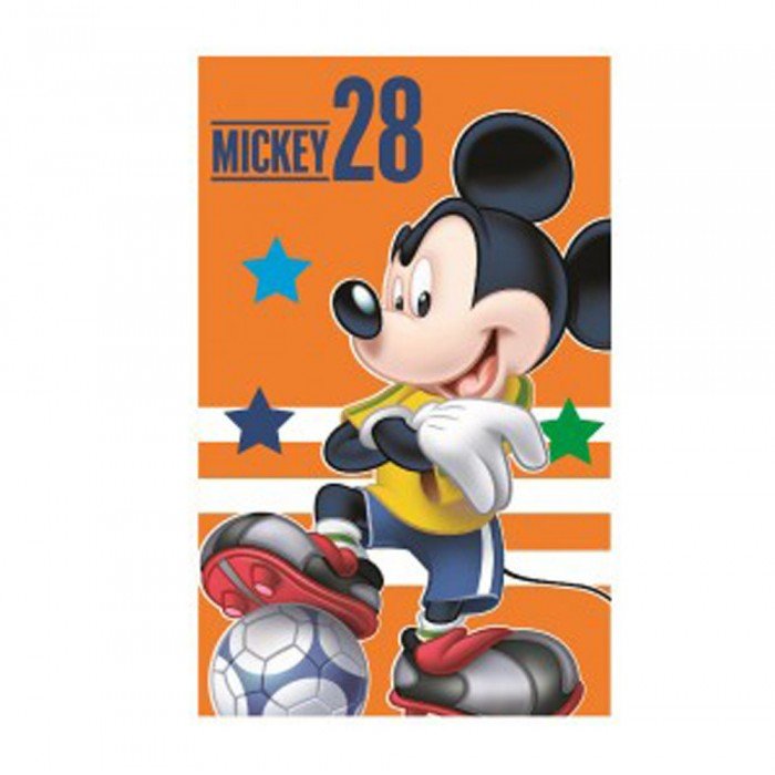 Disney Mickey Football Orange kéztörlő arctörlő, törölköző 35x65cm