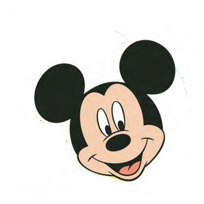 Disney Mickey formapárna, díszpárna 33x30 cm