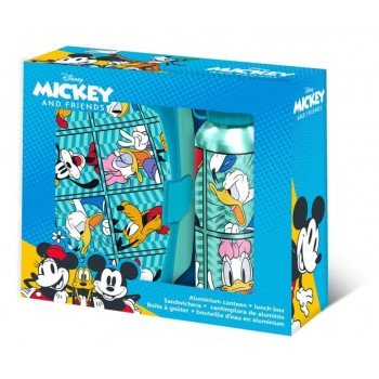 Disney Mickey Friends szendvicsdoboz + alumínium kulacs szett Disney Mickey Friends szendvicsdoboz + alumínium kulacs szett