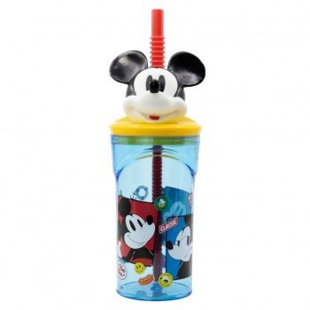 Disney Mickey Fun-Tastic 3D Figurine szívószálas pohár 360 ml Disney Mickey Fun-Tastic 3D Figurine szívószálas pohár 360 ml