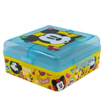 Disney Mickey Fun-Tastic több rekeszes uzsonnás doboz, szendvicsdoboz Disney Mickey Fun-Tastic több rekeszes uzsonnás doboz, szendvicsdoboz