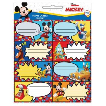 Disney Mickey füzetcímke 16 db-os Disney Mickey füzetcímke 16 db-os