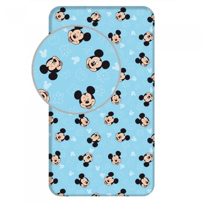 Disney Mickey gumis lepedő 90x200 cm Disney Mickey gumis lepedő 90x200 cm