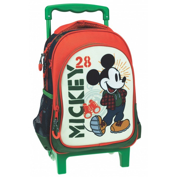 Disney Mickey gurulós ovis hátizsák, táska 30 cm