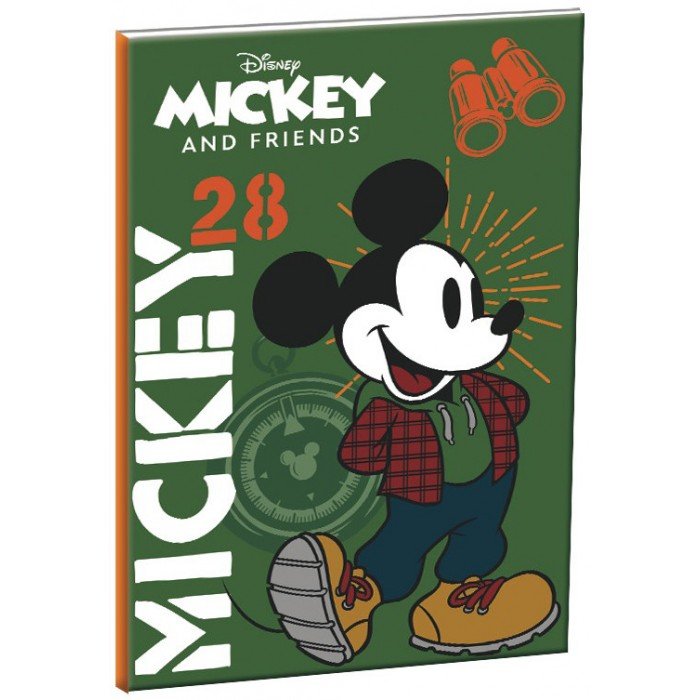 Disney Mickey B/5 vonalas füzet 40 lapos