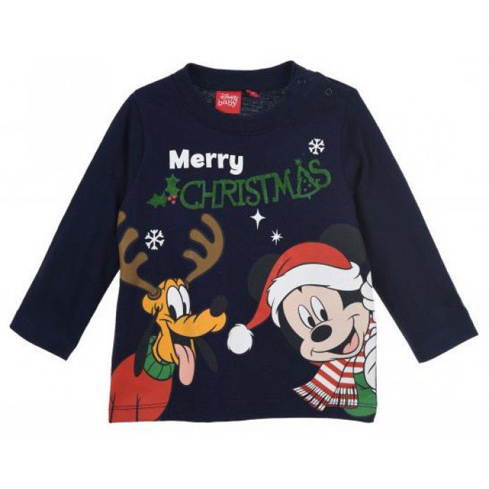 Disney Mickey karácsony baba póló, felső 18 hó