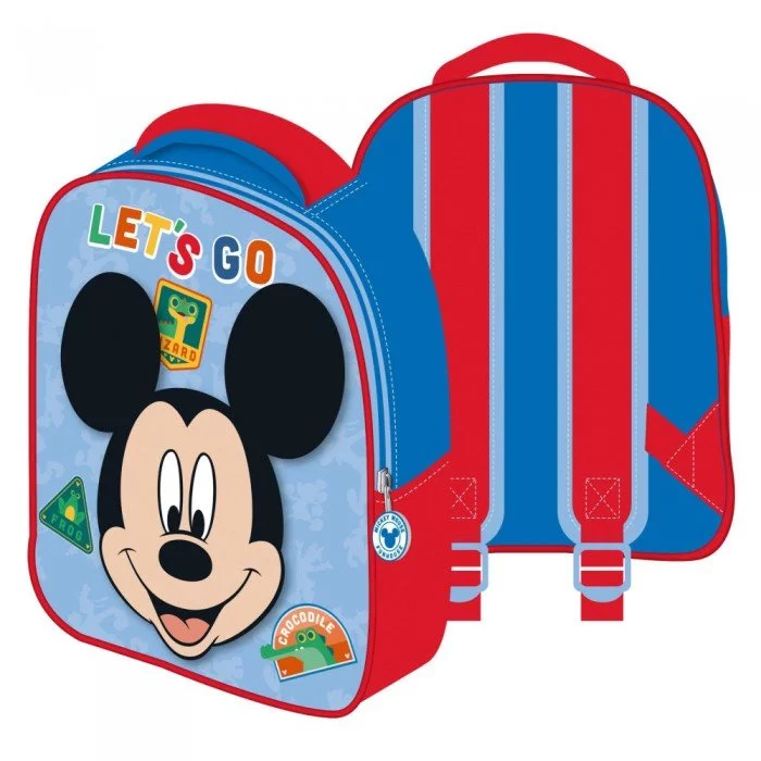 Disney Mickey Let's Go 3D hátizsák, táska 32 cm Disney Mickey Let's Go 3D hátizsák, táska 32 cm
