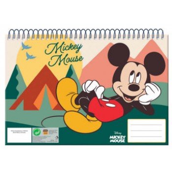 Disney Mickey Nature A/4 spirál vázlatfüzet, 30 lapos Disney Mickey Nature A/4 spirál vázlatfüzet, 30 lapos