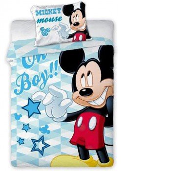 Disney Mickey Gyerek ágyneműhuzat 100×135cm, 40×60 cm