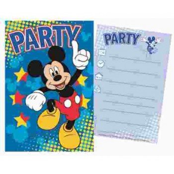 Disney Mickey Party Meghívó Disney Mickey Party Meghívó