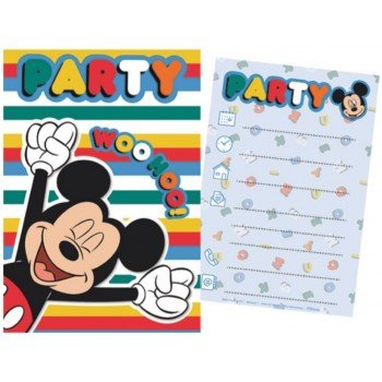 Disney Mickey Party Meghívó Disney Mickey Party Meghívó