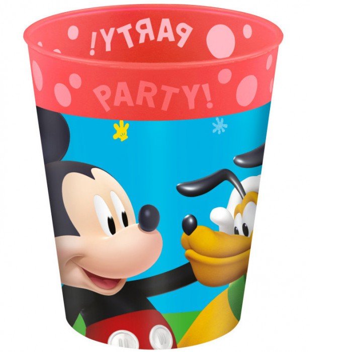 Disney Mickey Rock the House micro prémium műanyag pohár szett 4 db-os 250 ml