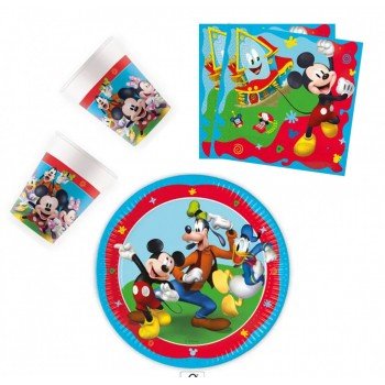 Disney Mickey Rock the House party szett 36 db-os 23 cm-es tányérral Disney Mickey Rock the House party szett 36 db-os 23 cm-es tányérral