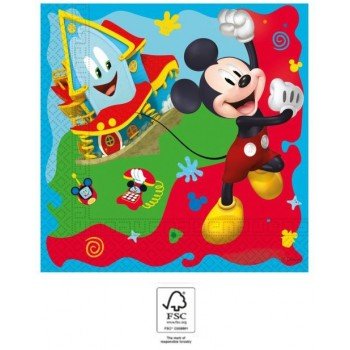 Disney Mickey Rock the House szalvéta 20 db-os 33x33 cm FSC Disney Mickey Rock the House szalvéta 20 db-os 33x33 cm FSC