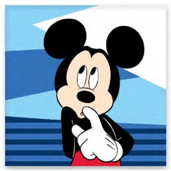Disney Mickey Shy kéztörlő, arctörlő, törölköző 30x30cm Disney Mickey Shy kéztörlő, arctörlő, törölköző 30x30cm
