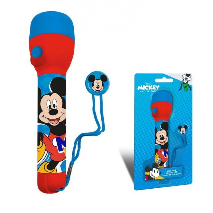 Disney Mickey Play elemlámpa, zseblámpa 21 cm