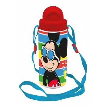 Disney Mickey Sun műanyag kulacs akasztóval 500 ml Disney Mickey Sun műanyag kulacs akasztóval 500 ml
