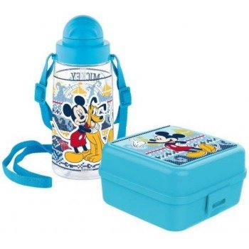 Disney Mickey Szendvicsdoboz + Műanyag kulacs szett Disney Mickey Szendvicsdoboz + Műanyag kulacs szett
