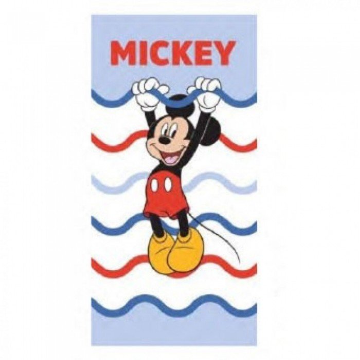 Disney Mickey Wave fürdőlepedő, strand törölköző 70x140cm