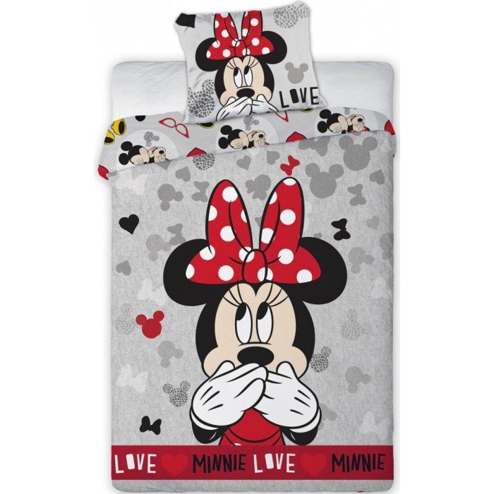 Disney Minnie ágyneműhuzat 140×200cm, 70×90 cm Disney Minnie ágyneműhuzat 140×200cm, 70×90 cm