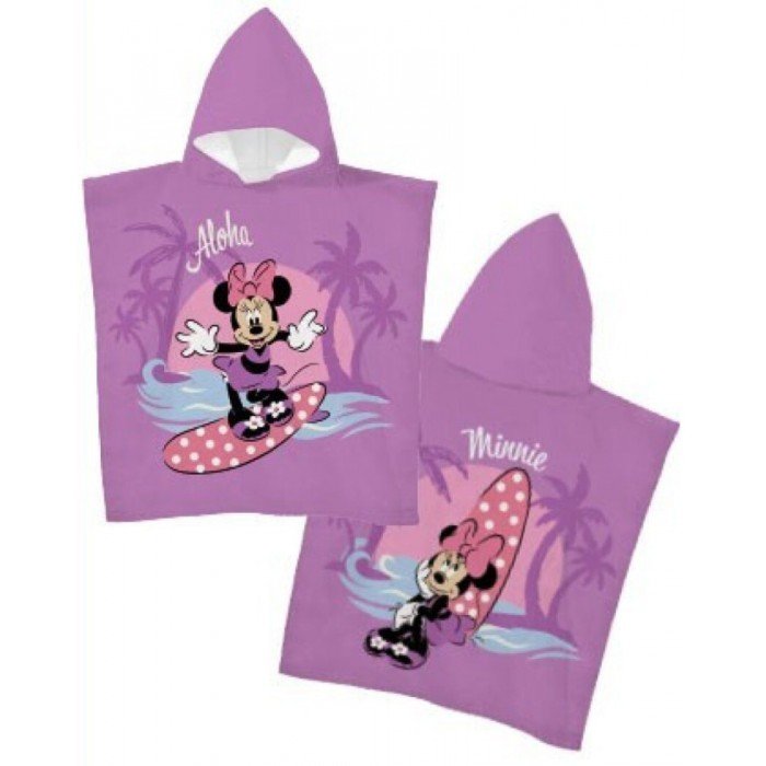 Disney Minnie Aloha strand törölköző poncsó 55x110 cm (Fast Dry)