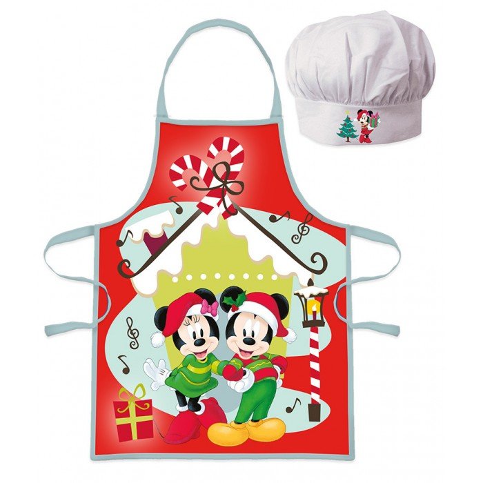 Disney Minnie and Mickey Karácsonyi gyerek kötény 2 darabos szett II. osztály Disney Minnie and Mickey Karácsonyi gyerek kötény 2 darabos szett II. osztály