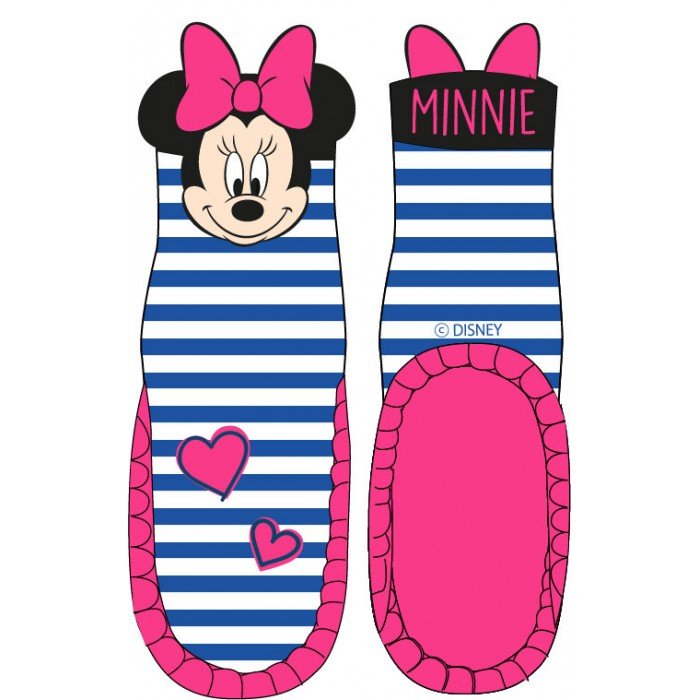 Disney Minnie bőrtalpú zokni 23/24 Disney Minnie bőrtalpú zokni 23/24