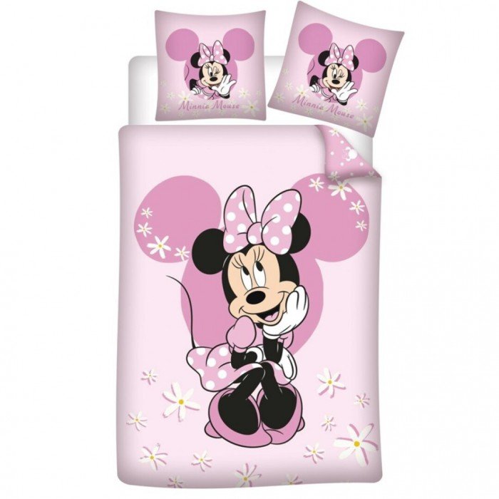 Disney Minnie Cute ágyneműhuzat 140×200cm, 65x65 cm