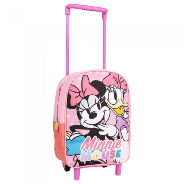 Disney Minnie, Daisy gurulós ovis hátizsák, táska 29 cm